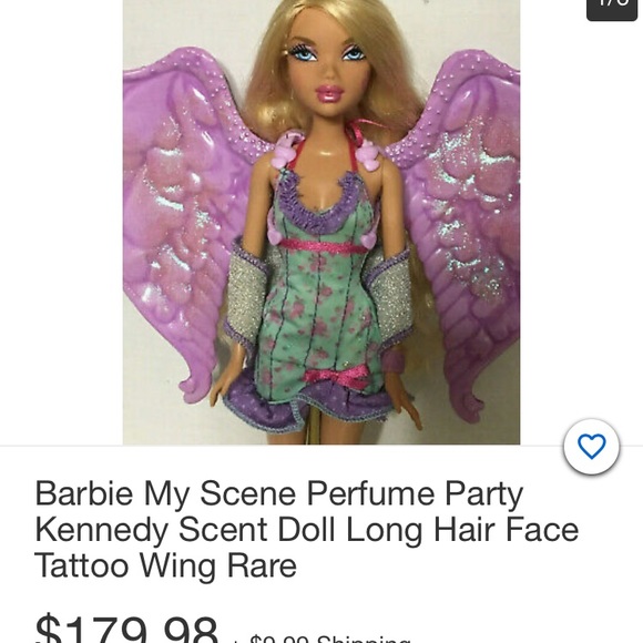 Rare Barbie My Scene Kennedy scented perfume
